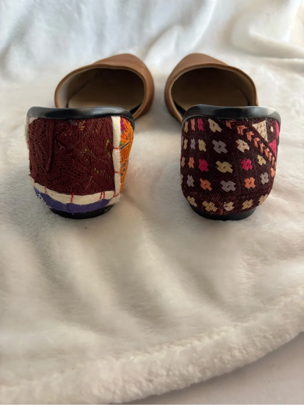 Free People Rajah D’Orsay Embroidered Flats Size 36/6